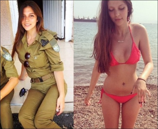 Девушки армии Израиля на службе и дома