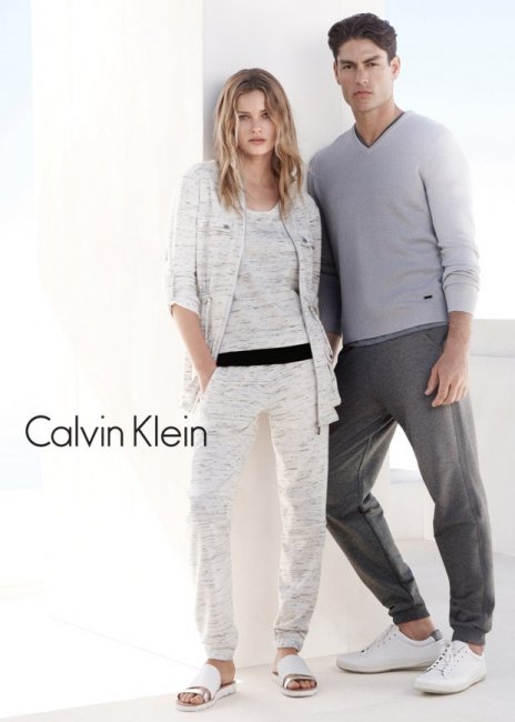 Эдита Вилкевичуте в рекламе Calvin Klein White Label
