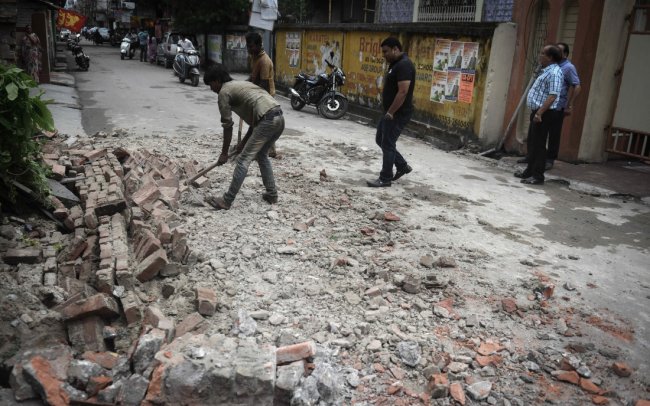 Страшное землетрясение в Непале