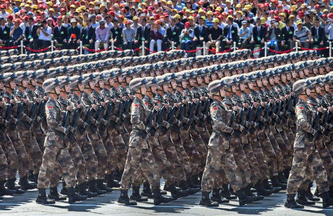 Парад в Китае в честь 70-летия окончания Второй мировой войны