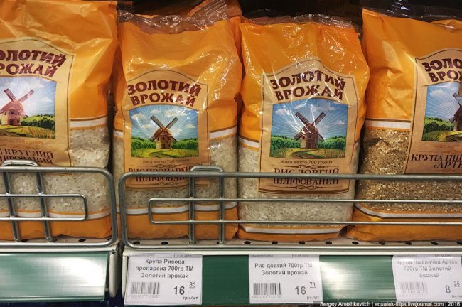 Украина. Цены в супермаркете