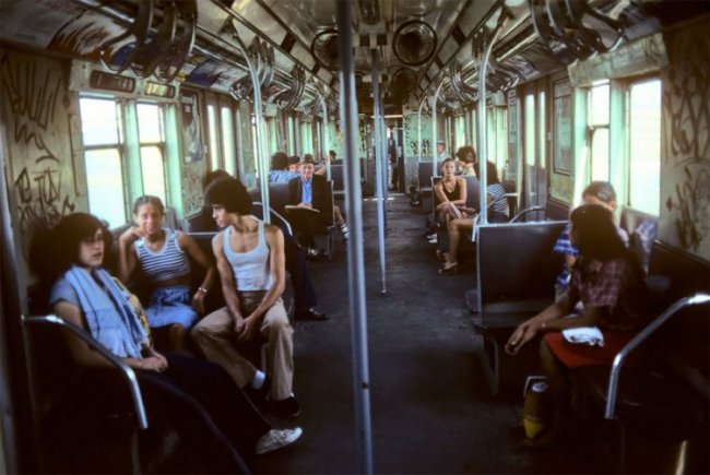 «Ад на колесах» фото нью-йоркского метро 80-х