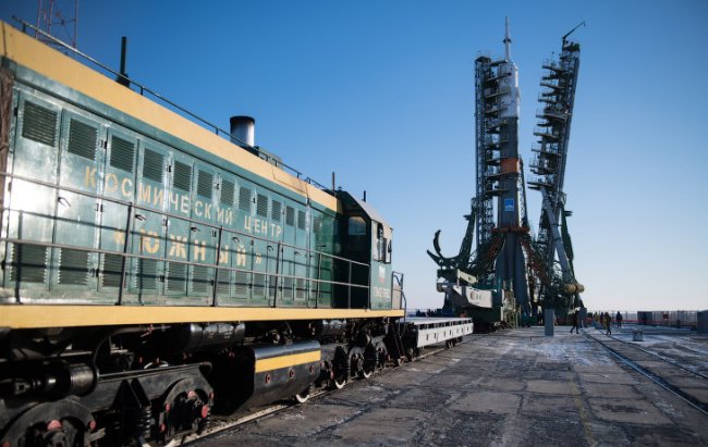 Старт российского космического корабля «Союз МС-07»
