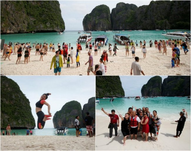 Райский пляж в Таиланде закрывают для туристов
