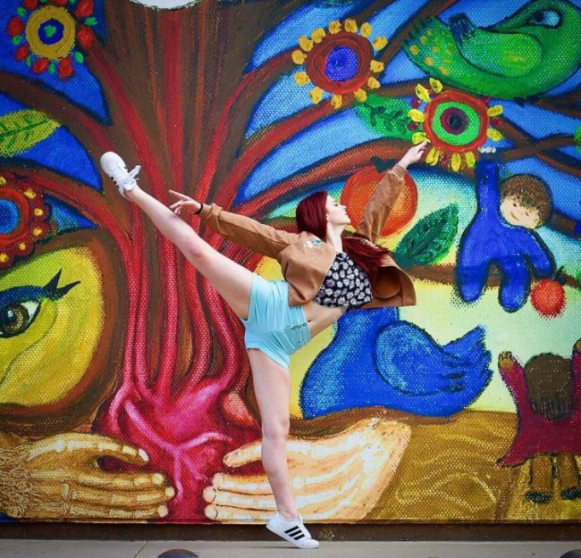 Балерины на улицах Далласа