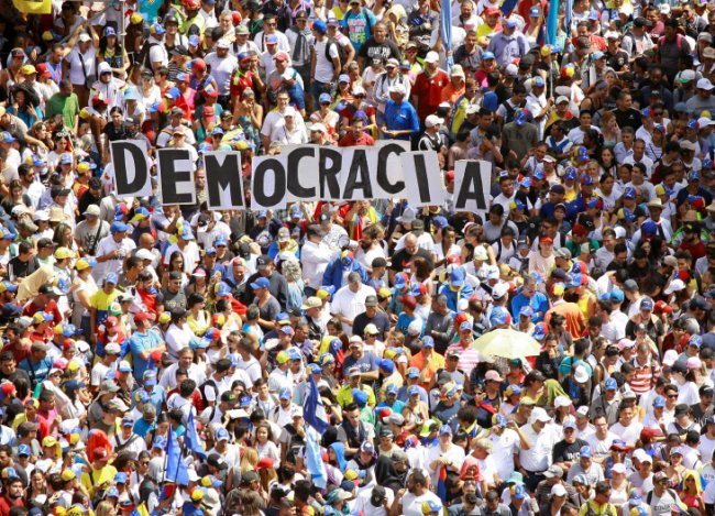 Как выглядят протесты в Венесуэле