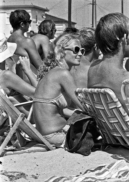 Калифорнийский пляж 50 лет назад