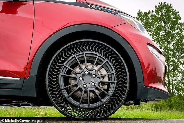 Michelin и General Motors начинают испытания безвоздушных шин (4 фото