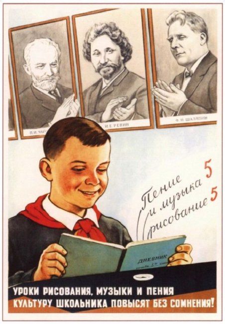 Советские плакаты для детей и их родителей