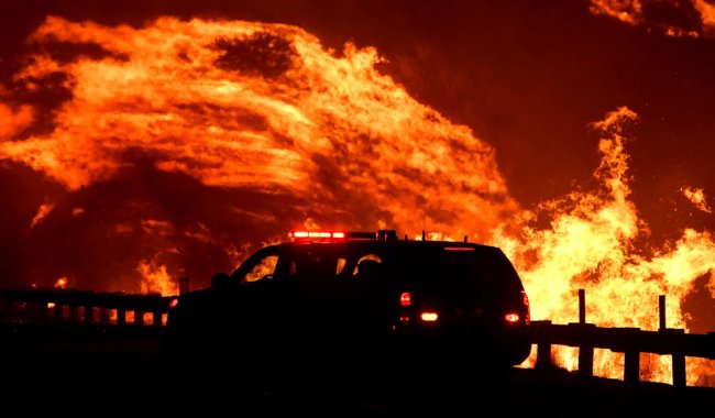 Пожары в Калифорнии 2019