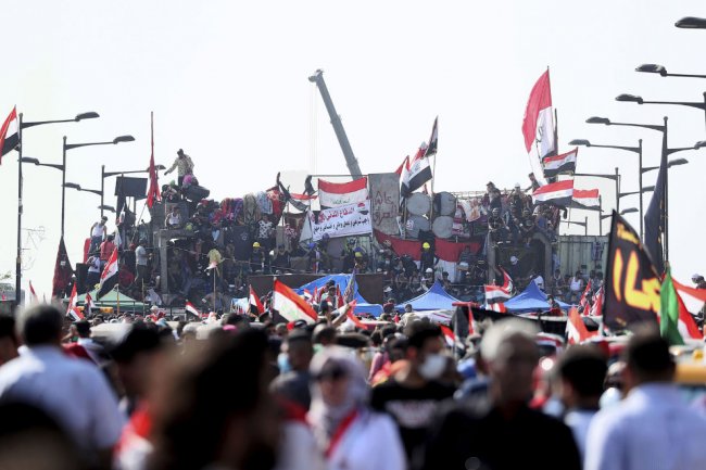 Как протестуют в Ираке