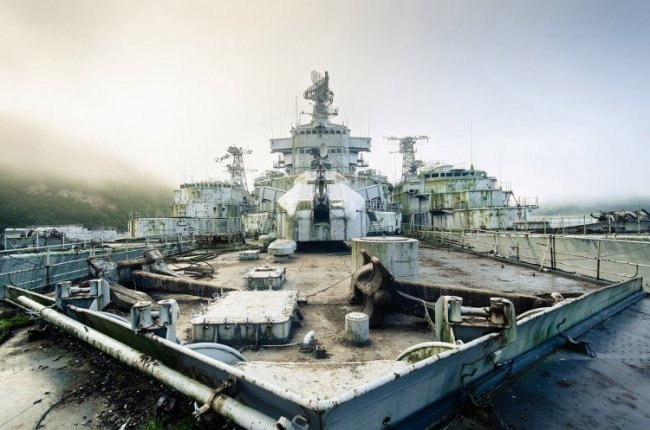 Кладбище военных кораблей во Франции