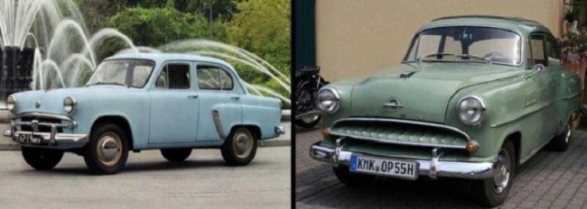 Какие советские автомобили были скопированы с западных аналогов