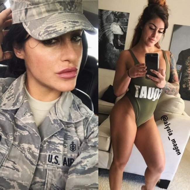 Алисия Маседо - фитоняша на службе ВВС США