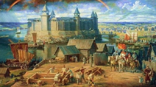 Почему славяне на Руси селились на правом берегу реки
